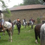 arrivée au château de Brie